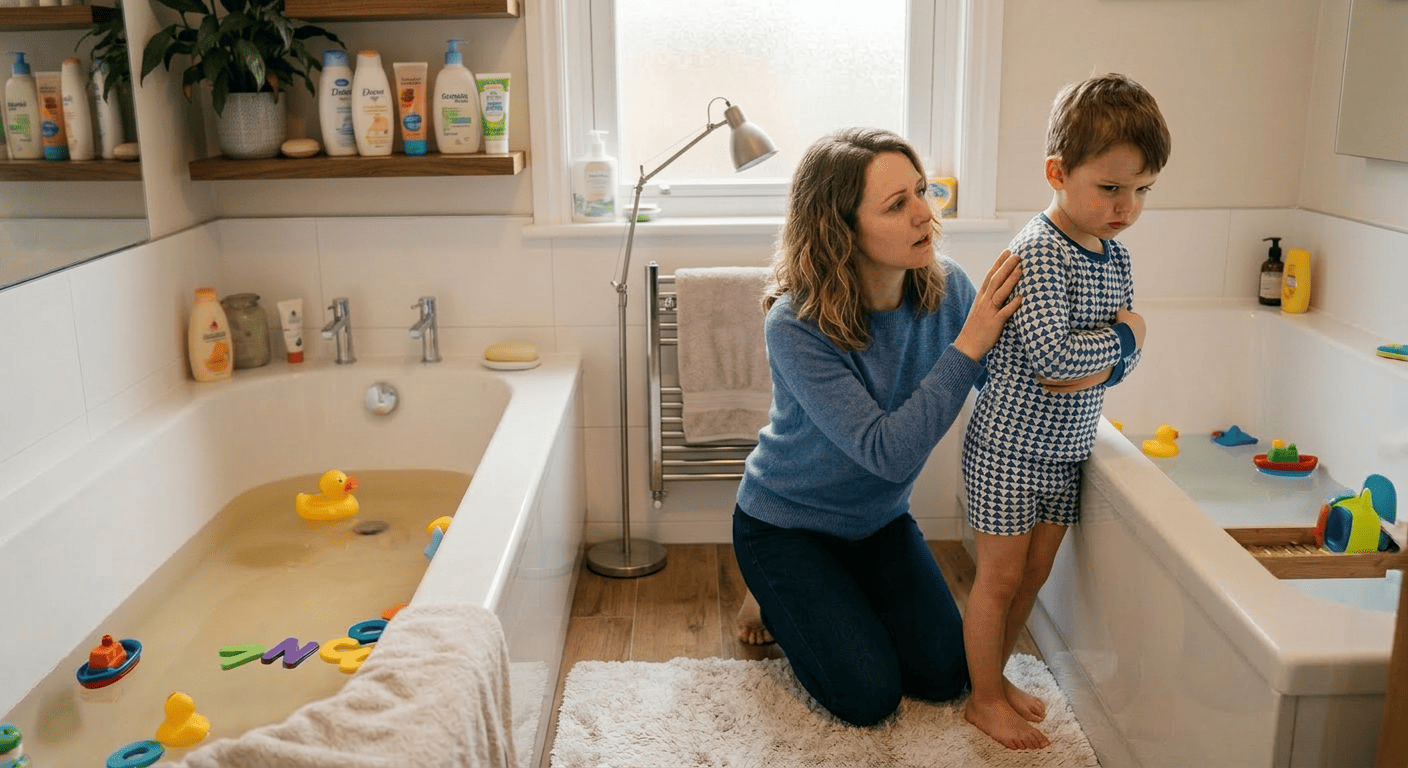 Criança não gosta de tomar banho ou lavar o cabelo?